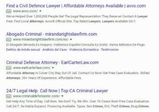paid google ads lawyer marketing